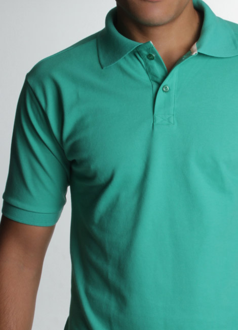 confecção de camisa verde polo masculina com bordado