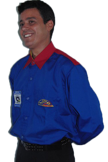 confecção de uniformes masculino profissional com bordado
